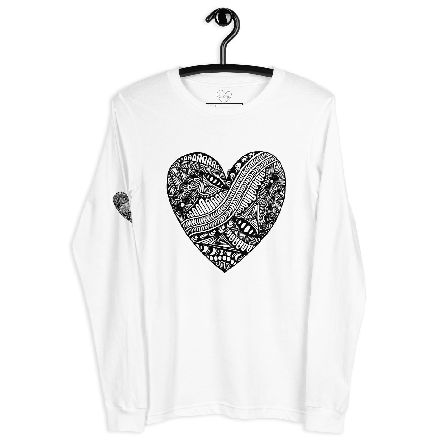 10 of hearts - long sleeve graphic t-shirt