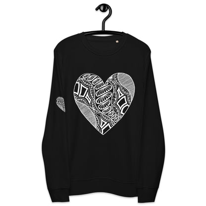 1 of hearts - organic sweatshirt