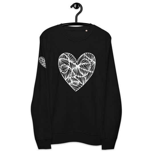 11 of hearts - organic sweatshirt