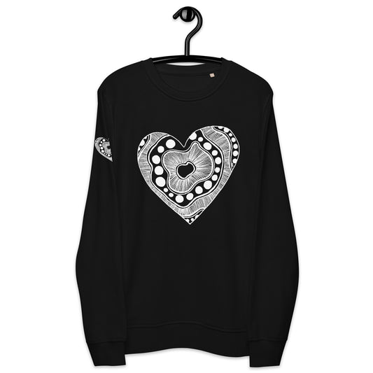 12 of hearts - organic sweatshirt