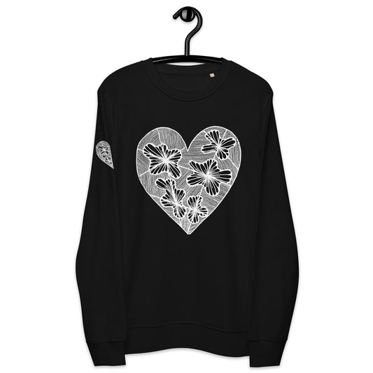 2 of hearts - organic sweatshirt