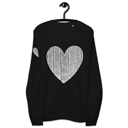 6 of hearts - organic sweatshirt