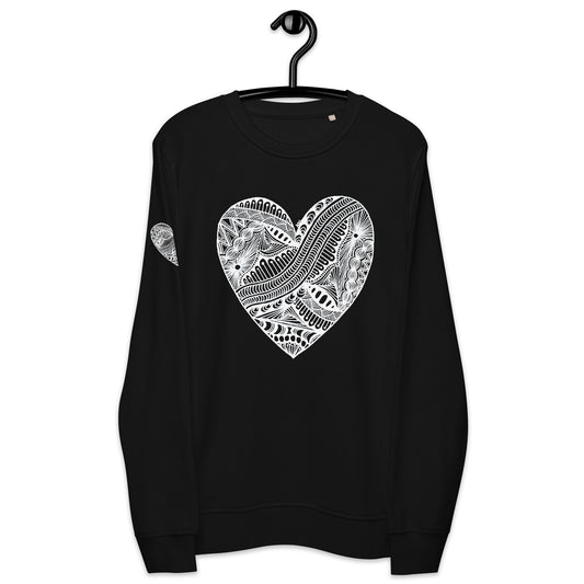 9 of hearts - organic sweatshirt