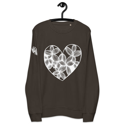 7 of hearts - organic sweatshirt