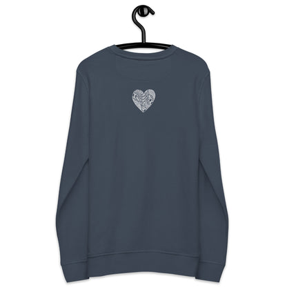 1 of hearts - organic sweatshirt