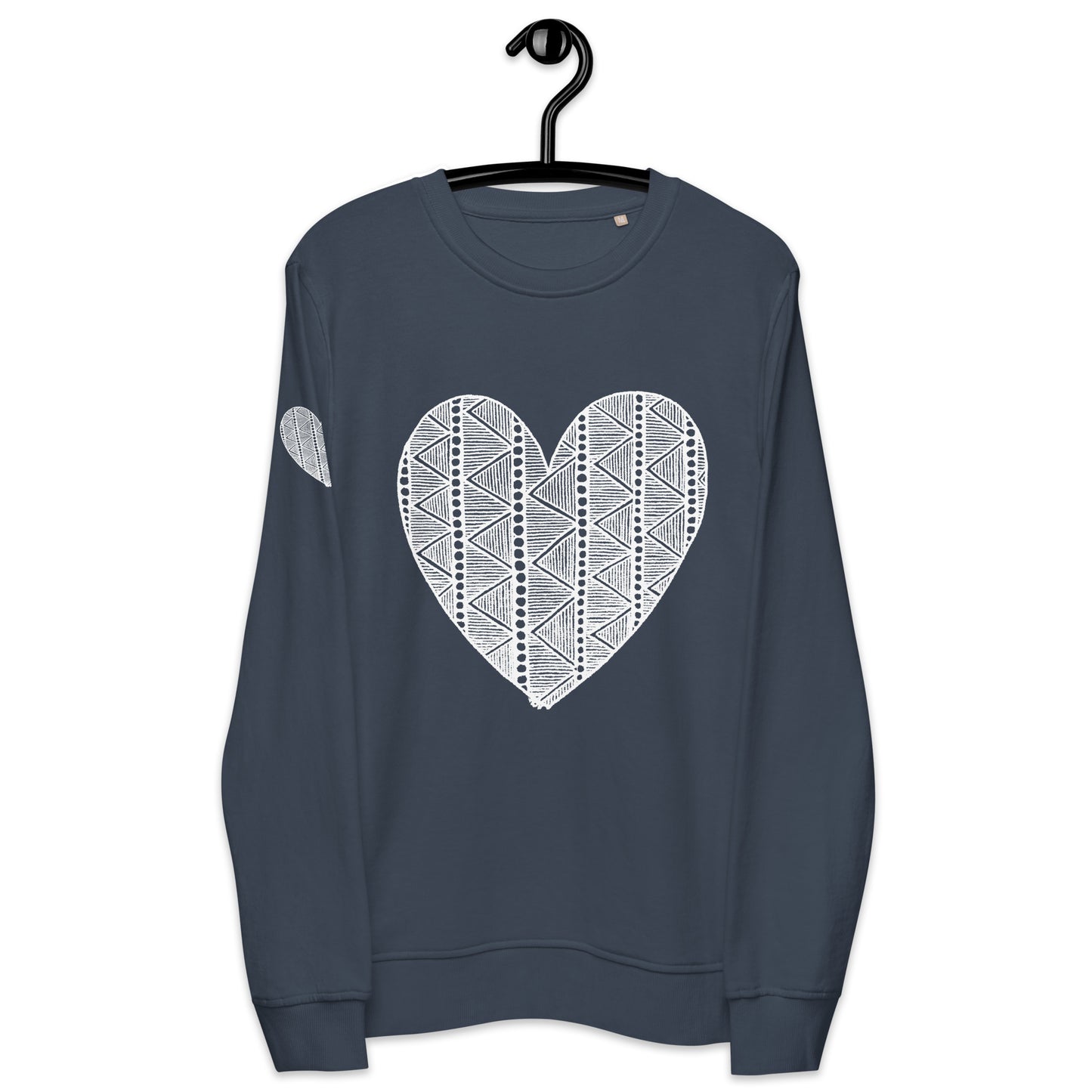 6 of hearts - organic sweatshirt