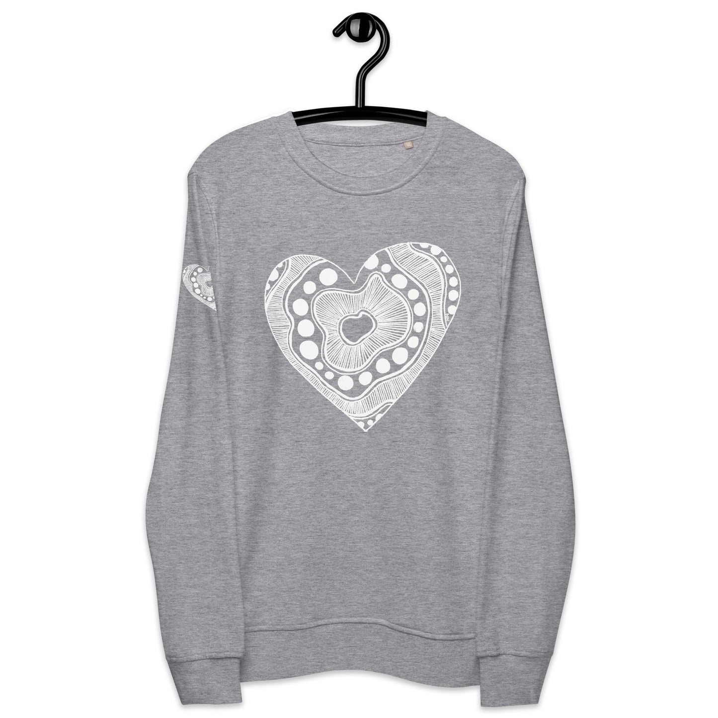 12 of hearts - organic sweatshirt