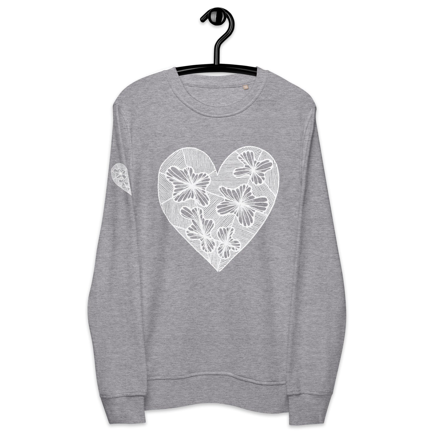 2 of hearts - organic sweatshirt