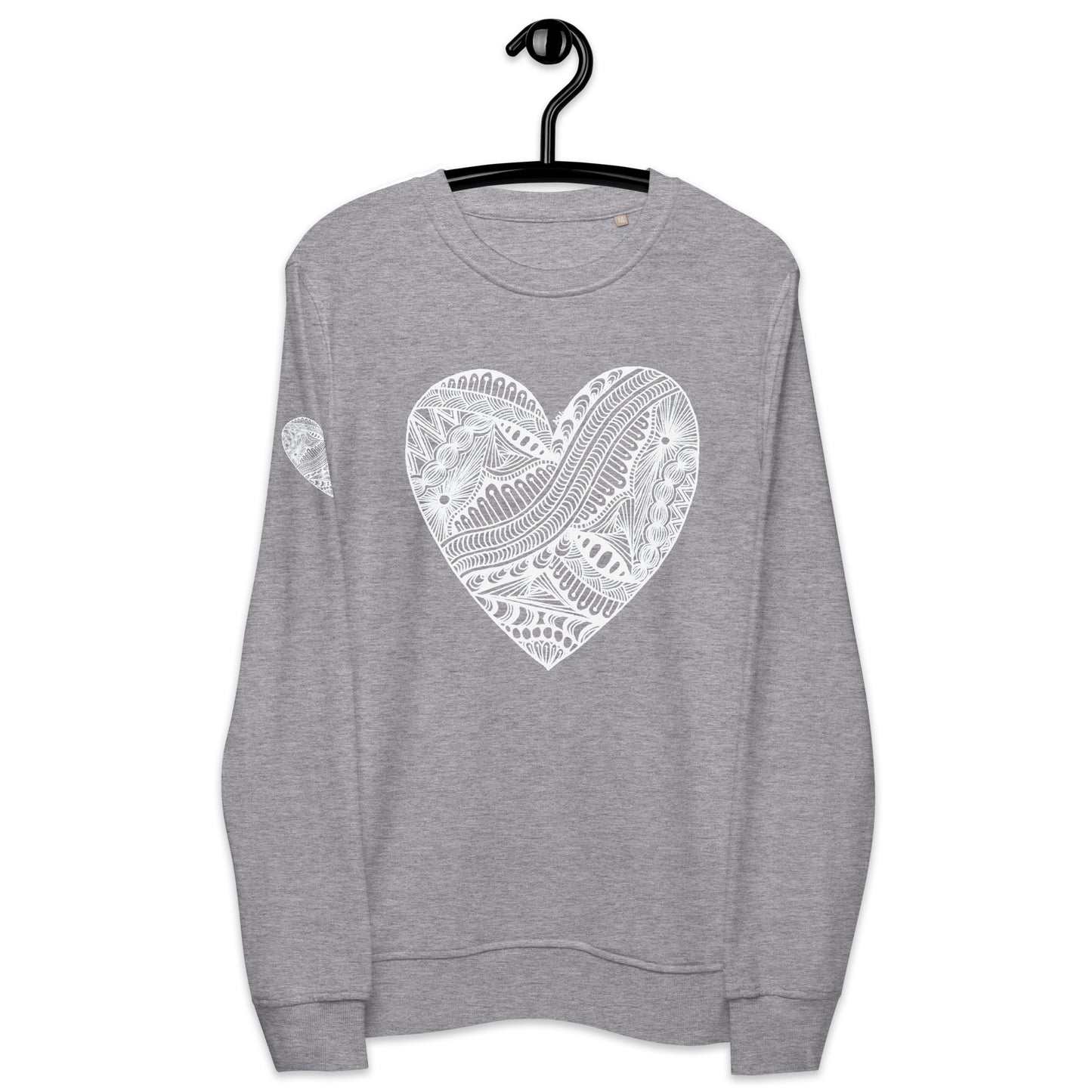 9 of hearts - organic sweatshirt