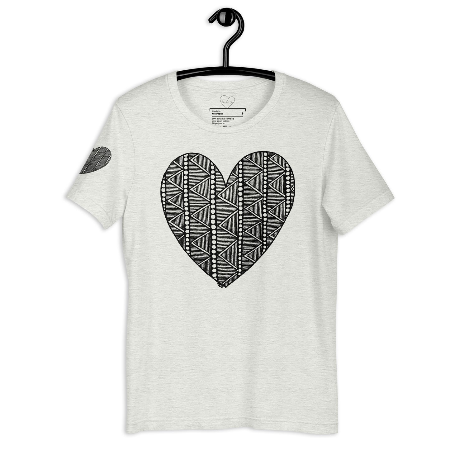 6 of hearts - short sleeve graphic t-shirt