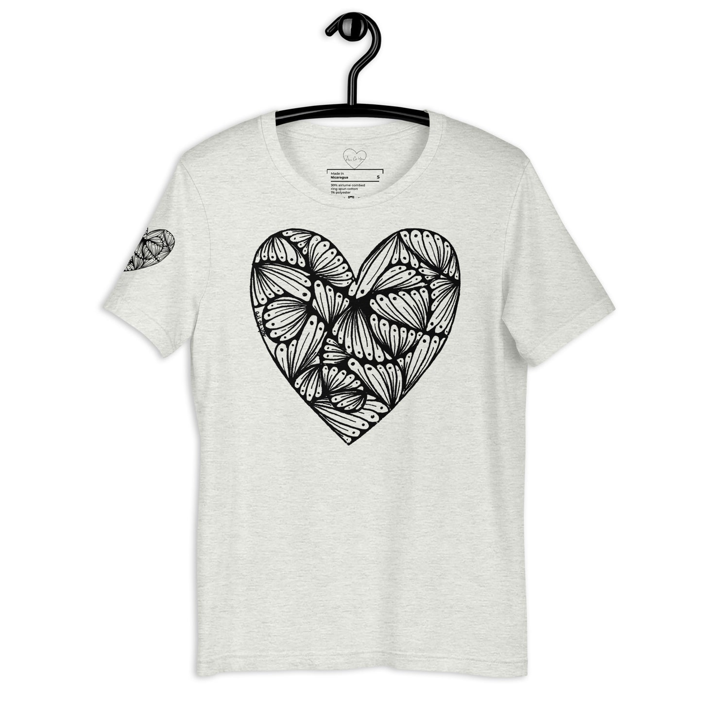 11 of hearts - short sleeve graphic t-shirt