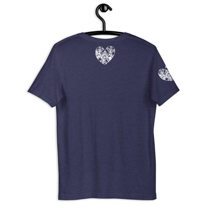 7 of hearts - short sleeve graphic t-shirt