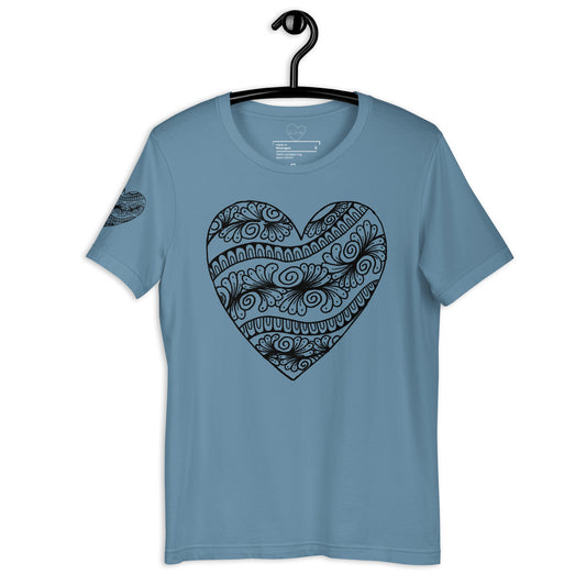 3 of hearts - short sleeve graphic t-shirt